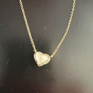 Kendra Scott Gold Heart Necklace